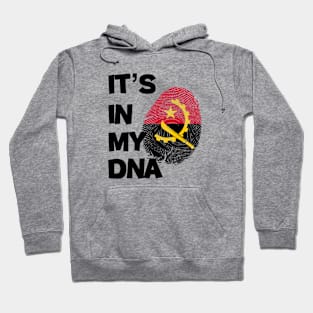 Flag of Angola in fingerprint Hoodie